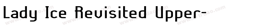 Lady Ice Revisited Upper字体转换